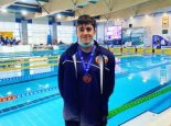 Pere Ansón Barrientos medalla de bronze en els campionats d'Espanya de natació