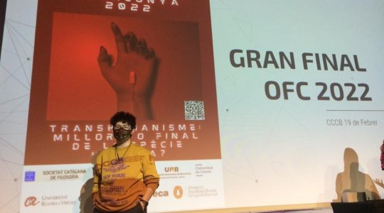 Tres alumnes de Batxillerat de l'Institut Alexandre Deulofeu finalistes de la IX Olimpíada de Filosofia de Catalunya